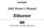 2005 hyundai tiburon owner's manual