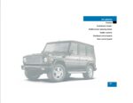 2005 mercedes benz g class owner's manual