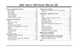 2005 saturn vue owner's manual