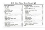 2006 buick rainier owner's manual