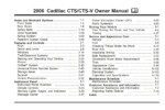 2006 cadillac cts owner's manual