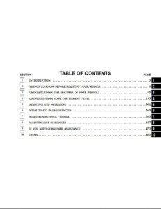 2006 dodge grand caravan owner's manual