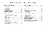 2006 pontiac torrent owner's manual