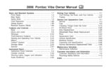 2006 pontiac vibe owner's manual