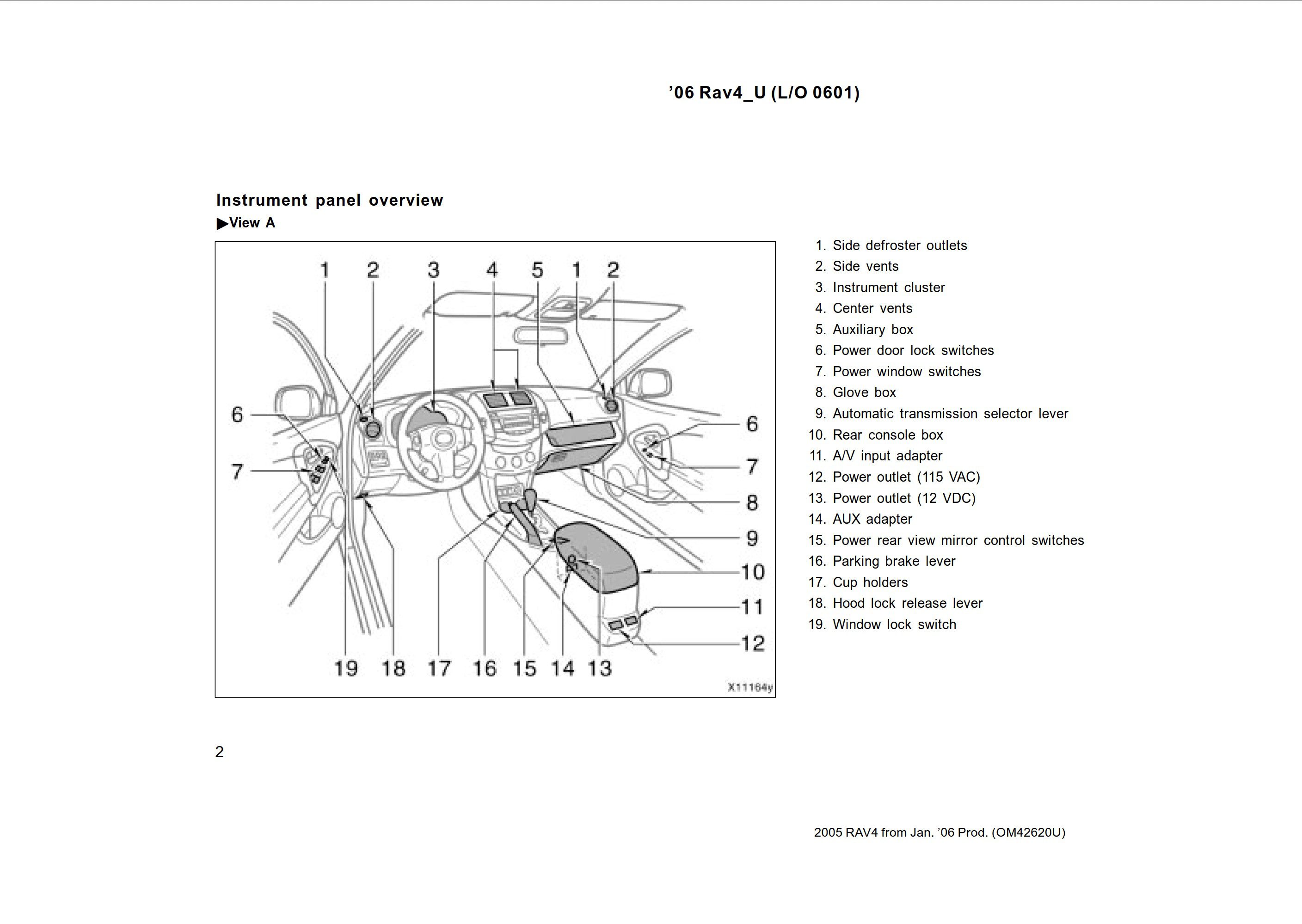 2006 toyota rav4 owner's manual