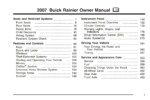 2007 buick rainier owner's manual