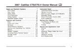 2007 cadillac cts owner's manual