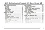 2007 cadillac escalade esv owner's manual