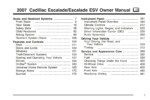 2007 cadillac escalade owner's manual