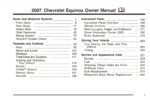 2007 chevrolet equinox owner's manual