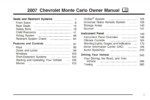 2007 chevrolet monte carlo owner's manual