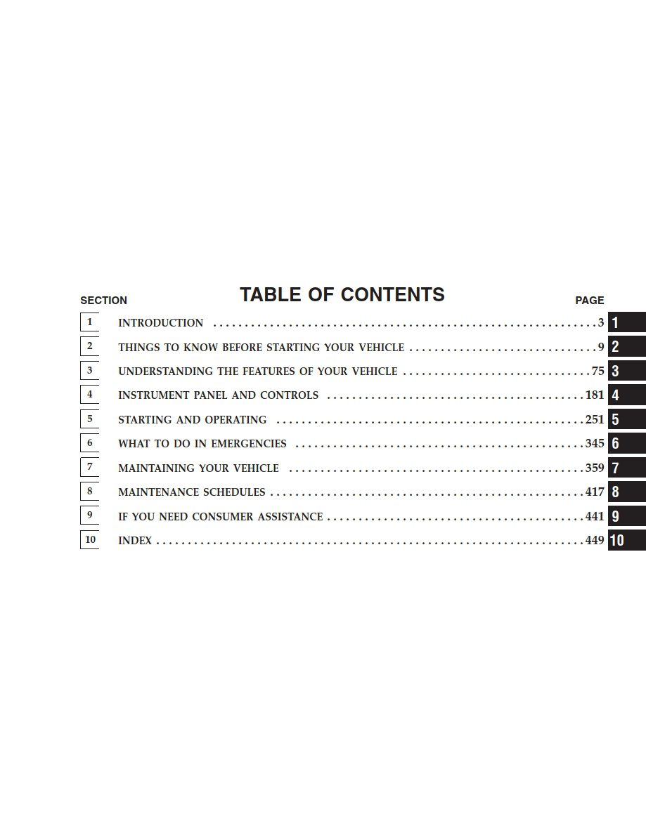 2007 chrysler aspen owner's manual