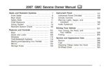 2007 gmc savana owner's manual