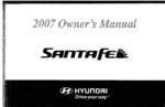 2007 hyundai santa fe owner's manual