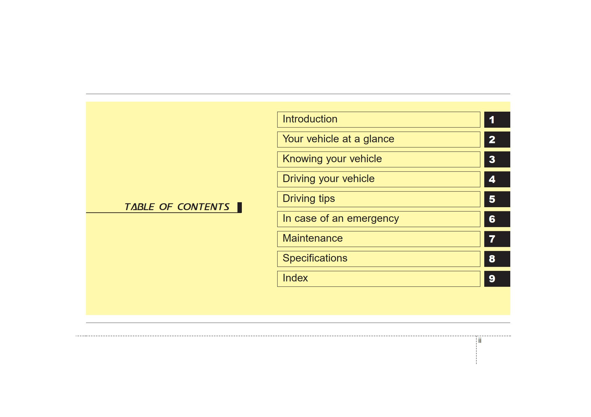 2007 kia rio owner's manual