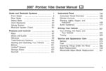 2007 pontiac vibe owner's manual