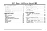 2007 saturn vue owner's manual