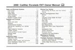 2008 cadillac escalade ext owner's manual