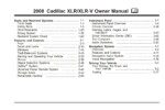 2008 cadillac xlr owner's manual