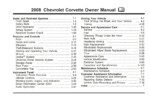 2008 chevrolet corvette owner's manual