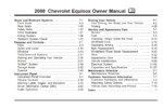 2008 chevrolet equinox owner's manual