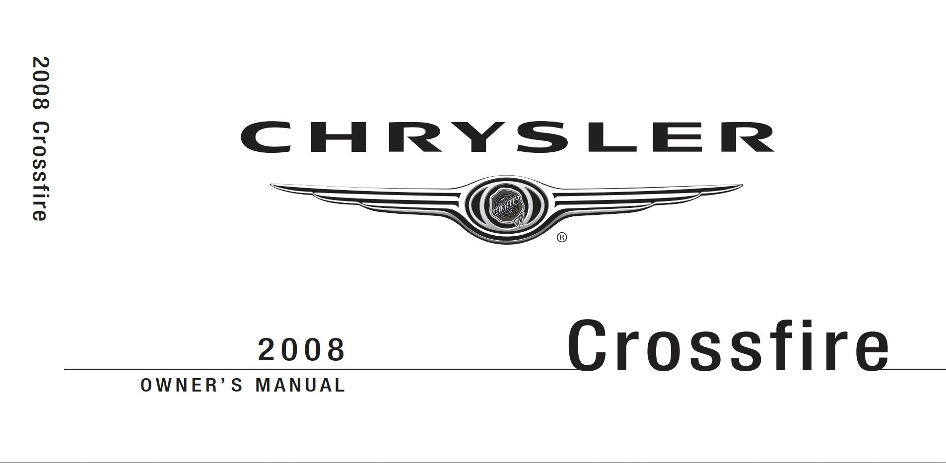 2008 chrysler crossfire owner's manual