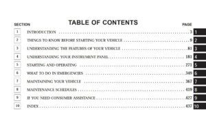 2008 chrysler pacifica owner's manual