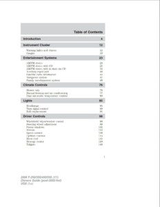 2008 ford f250 owner's manual