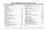 2008 hummer h2 owner's manual