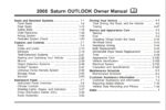 2008 saturn outlook owner's manual