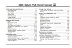 2008 saturn vue owner's manual