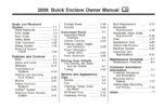 2009 buick enclave owner's manual