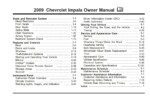 2009 chevrolet impala owner's manual