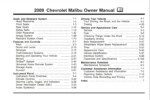 2009 chevrolet malibu owner's manual