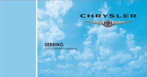 2009 chrysler sebring owner's manual