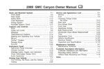 2009 gmc canyon owner's manual