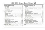 2009 gmc savana owner's manual