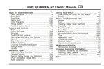 2009 hummer h2 owner's manual