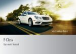 2009 mercedes benz e class owner's manual