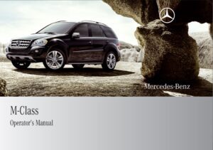 2009 mercedes benz m class owner's manual