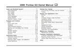 2009 pontiac g3 owner's manual