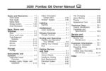 2009 pontiac g8 owner's manual