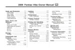 2009 pontiac vibe owner's manual