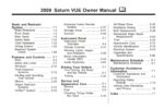 2009 saturn vue owner's manual