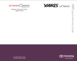 2009 toyota yaris hatchback owner's manual