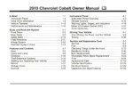 2010 chevrolet cobalt owner manual