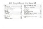 2010 chevrolet corvette owner's manual