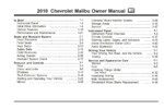 2010 chevrolet malibu owner manual