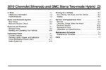 2010 chevrolet silverado and gmc sierra two mode hybrid owner manual