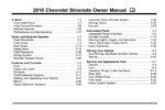 2010 chevrolet silverado owner manual